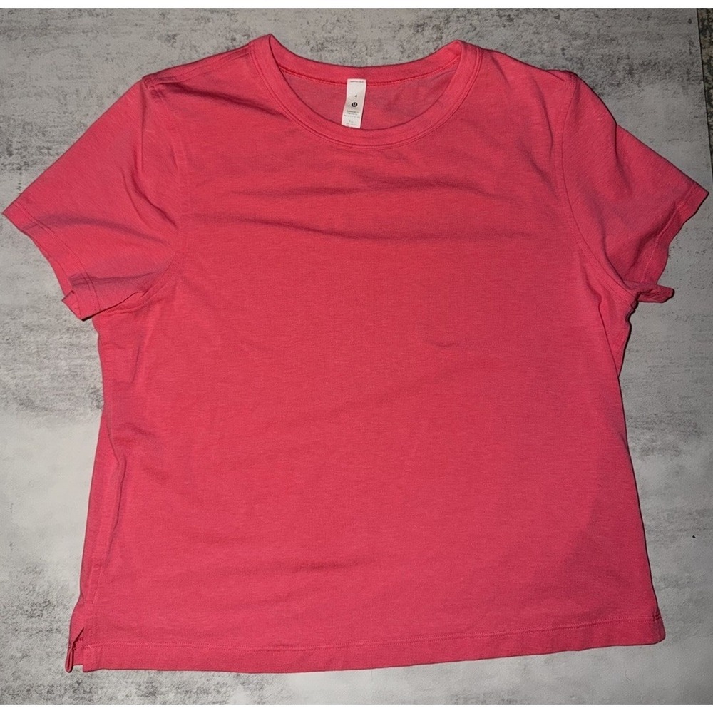 Lululemon Classic-Fit Cotton-Blend T-Shirt Lip Gloss